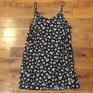 Black Floral Sun Dress
